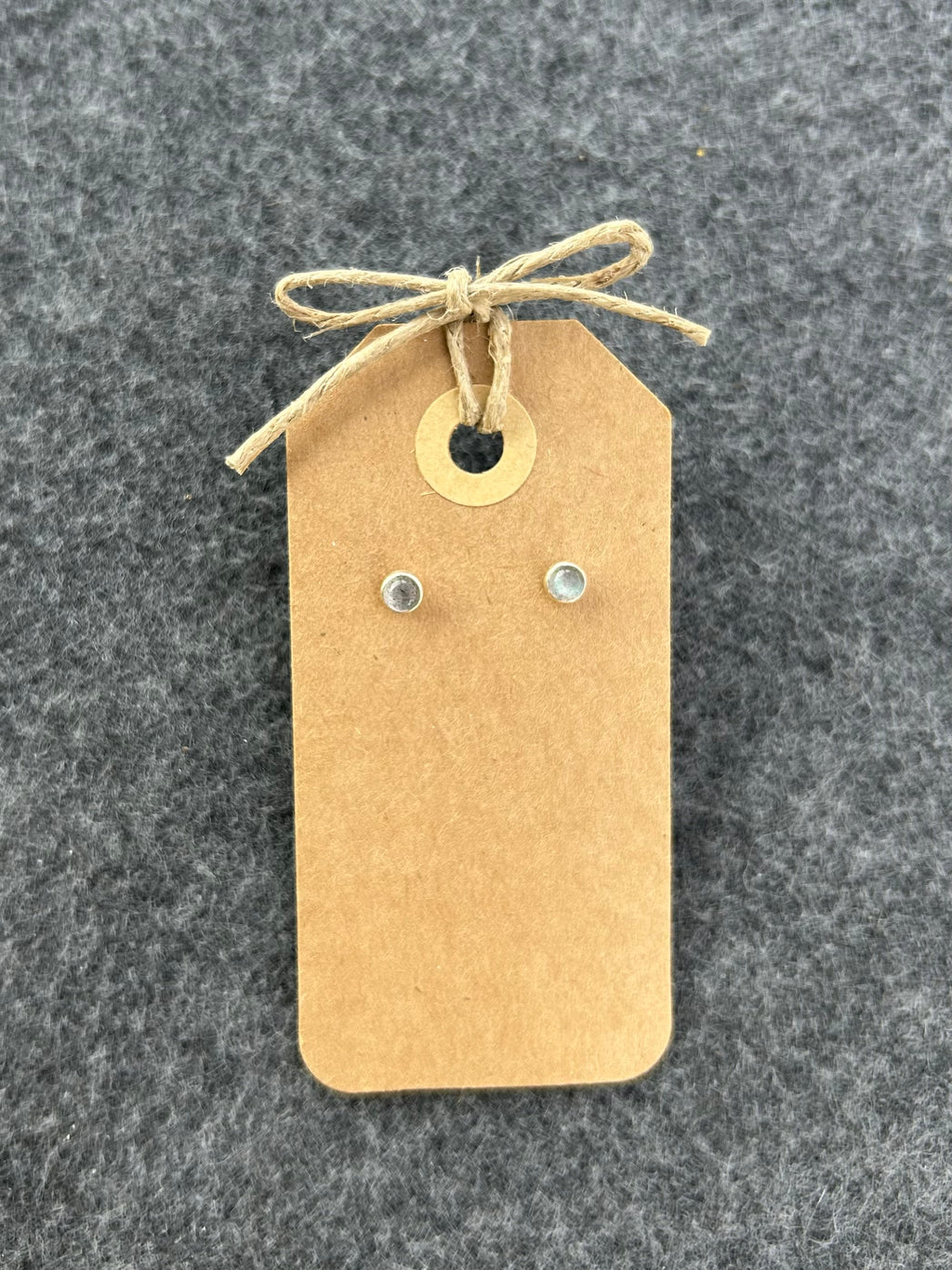 Gemstone Stud Earrings - Labradorite