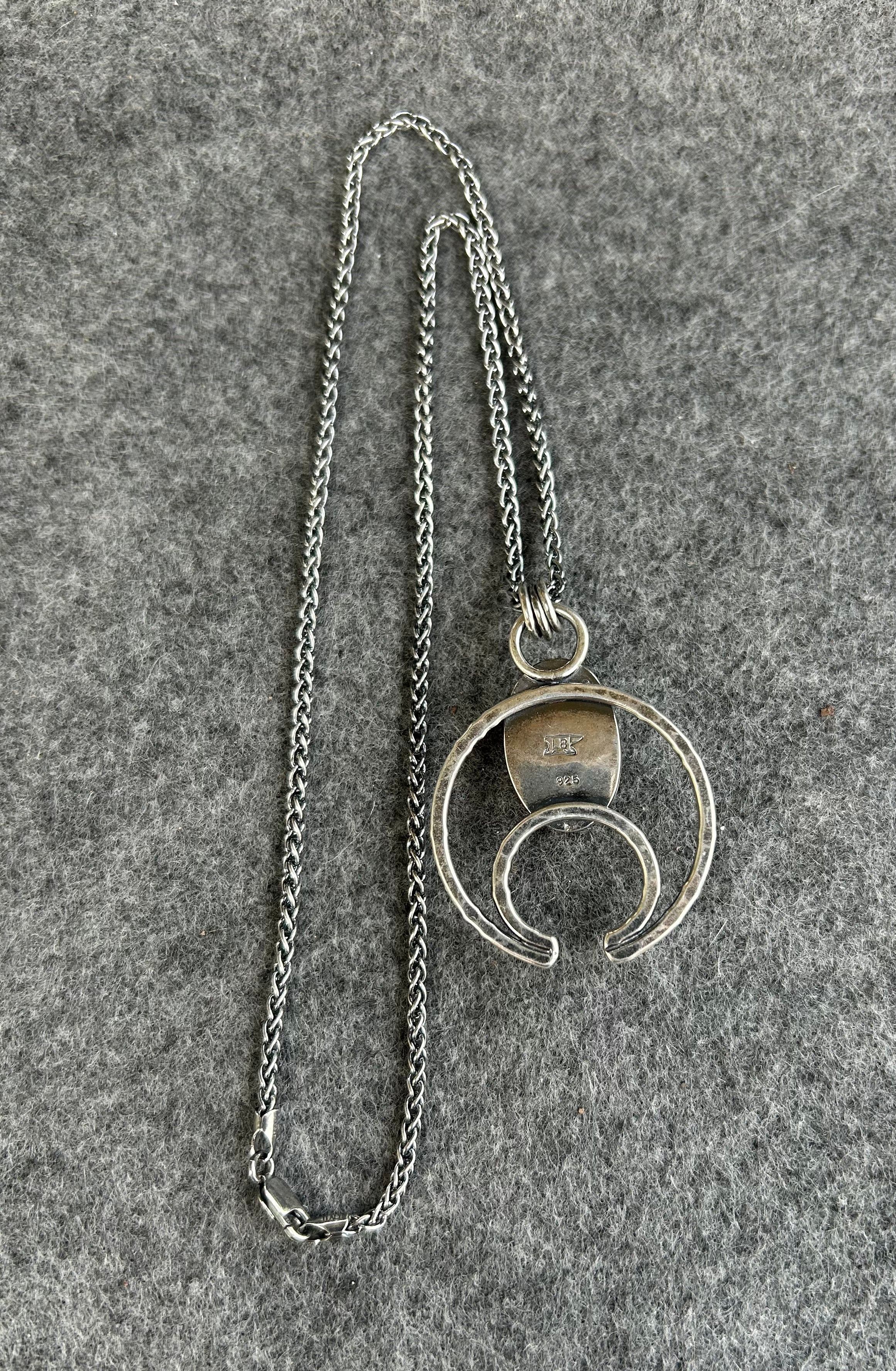Modern Naja Pendant Necklace with Ametrine