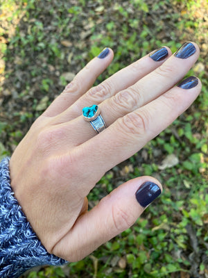 Stardust Ring with Turquoise #3