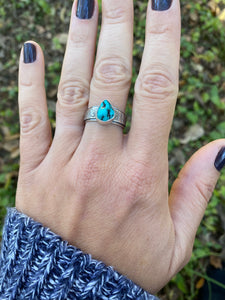 Stardust Ring with Turquoise #3